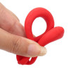 FUKR Double Cockring Silicone Soft Duo 40mm Rouge